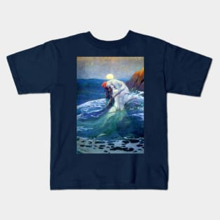 The Mermaid - Howard Pyle Kids T-Shirt